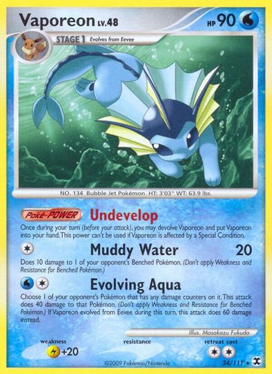 vaporeon pokemon card value BW89 Holo Rare Black Star Promo Lightly Played Rapid Strike 1999 Holographic Vaporeon Pokemon card