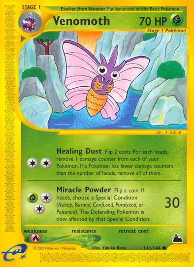 pokemon card venomoth Venomoth-GX