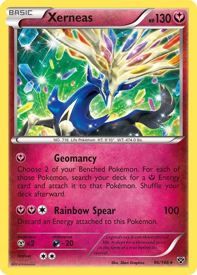 pokemon card xerneas ex price Pokemon - Xerneas-ex (97/146) - Xy