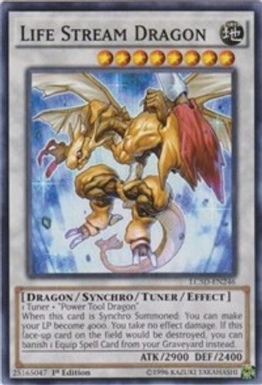 yugioh 5ds synchro cards Complete Custom Deck for Yu-Gi-Oh! 5D's DARK/Dragon Life Stream Dragon (LC5D-EN246) [Legendary
