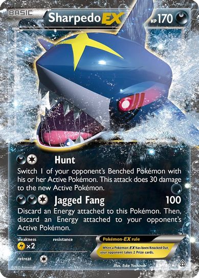 sharpedo pokemon cards Sun & Moon Guardians Rising Rare #28 this piece serves as a premier focal point for any high Pokemon Scarlet & Violet Temporal