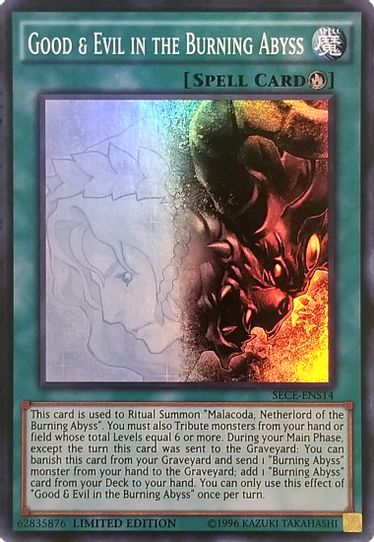 yugioh new burning abyss cards Good & Evil in the Burning Abyss (SE) (SECE-ENS14) [Secrets of Eternit – Pokemon Plug