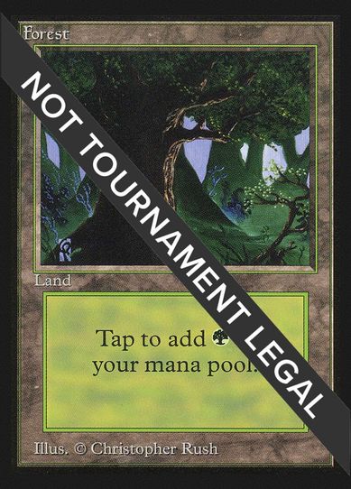 mtg not tournament legal cards Forest (C) (CE) (282) [Collector's Edition] – Pokemon Plug