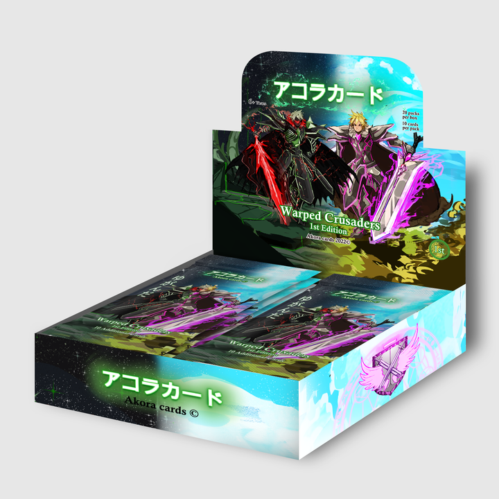 Akora TCG: Warped Crusaders Booster Box (1st Edition)