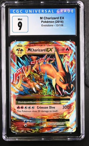 CGC (9) M Charizard EX #13/108 - Evolutions (#4057837002) Pokemon Plug CGC (9) M Charizard EX #13/108 - Evolutions (#4057837002) Pokemon Plug