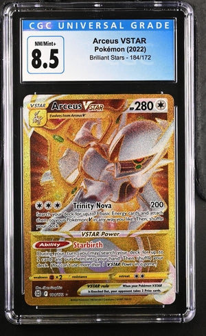 CGC (8.5) Arceus VSTAR #184/172 - Brilliant Stars (#4057837020) Pokemon Plug CGC (8.5) Arceus VSTAR #184/172 - Brilliant Stars (#4057837020) Pokemon Plug