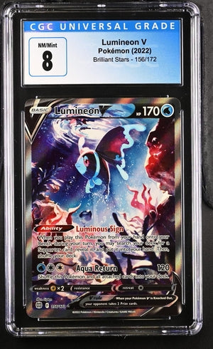CGC (8) Lumineon V #156/172 - Brilliant Stars (#4057837027)