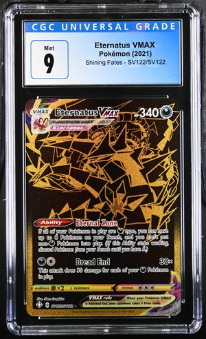 CGC (9) Eternatus VMAX #SV122/SV122 - Shining Fates (#4062331013) Pokemon Plug CGC (9) Eternatus VMAX #SV122/SV122 - Shining Fates (#4062331013) Pokemon Plug