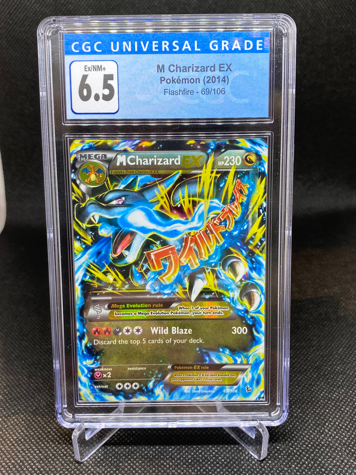 CGC 6.5 EX/NM+ M Charizard EX 69/106 - XY Flashfire 2014
