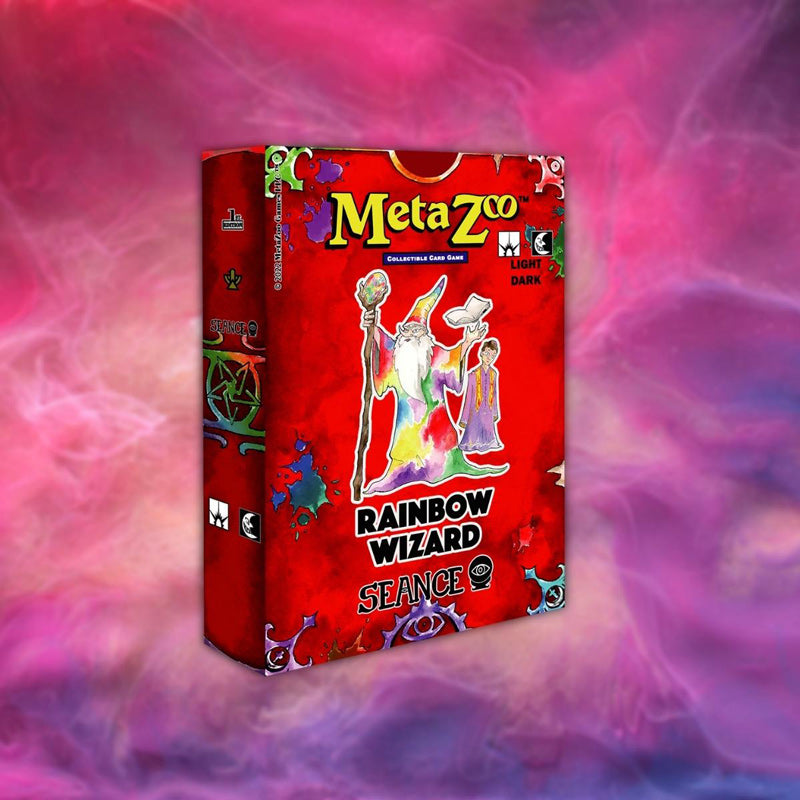 MetaZoo: Seance (1st Edition) Theme Deck (Rainbow Wizard) Pokemon Plug MetaZoo: Seance (1st Edition) Theme Deck (Rainbow Wizard) Pokemon Plug