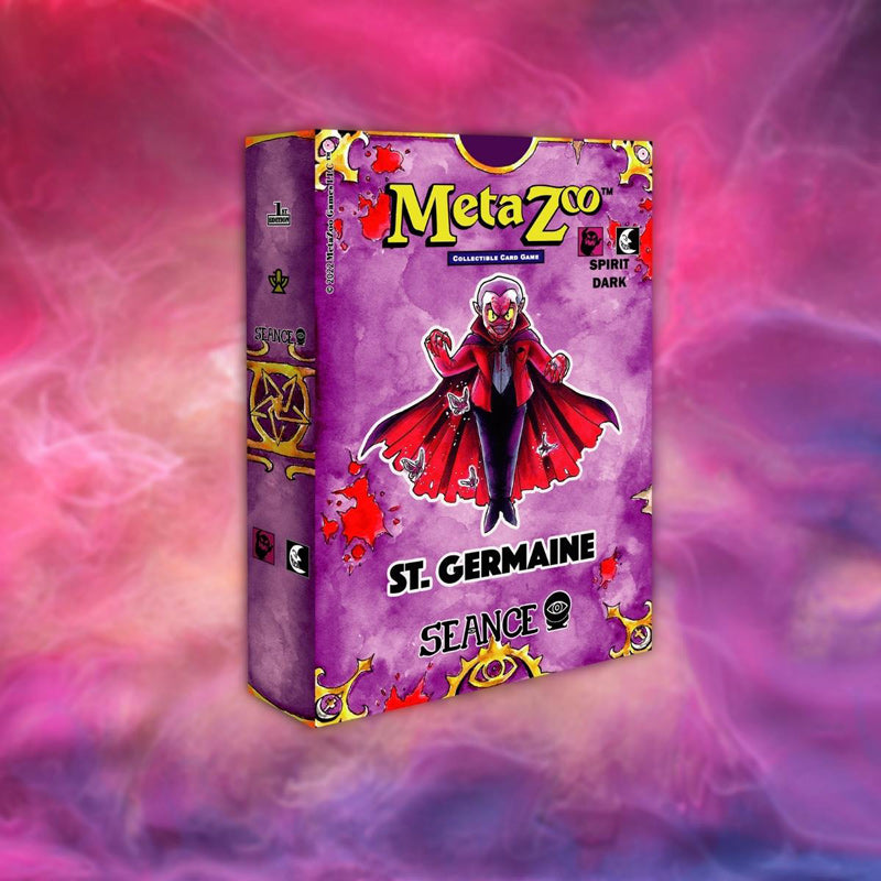 MetaZoo: Seance (1st Edition) Theme Deck (St. Germaine) Pokemon Plug MetaZoo: Seance (1st Edition) Theme Deck (St. Germaine) Pokemon Plug