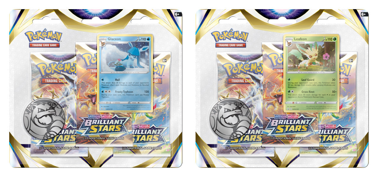 Brilliant Stars 3-Pack Blister Packs Pokemon Plug Brilliant Stars 3-Pack Blister Packs Pokemon Plug