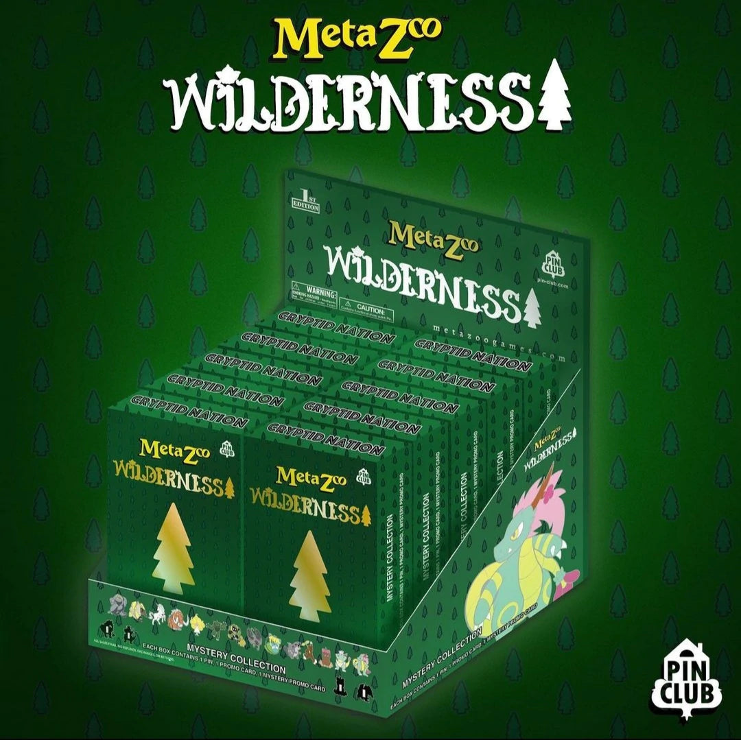 wilderness metazoo booster box MetaZoo Wilderness Pin Club (Mystery Collection) Blind Boxes & Display – Pokemon Plug