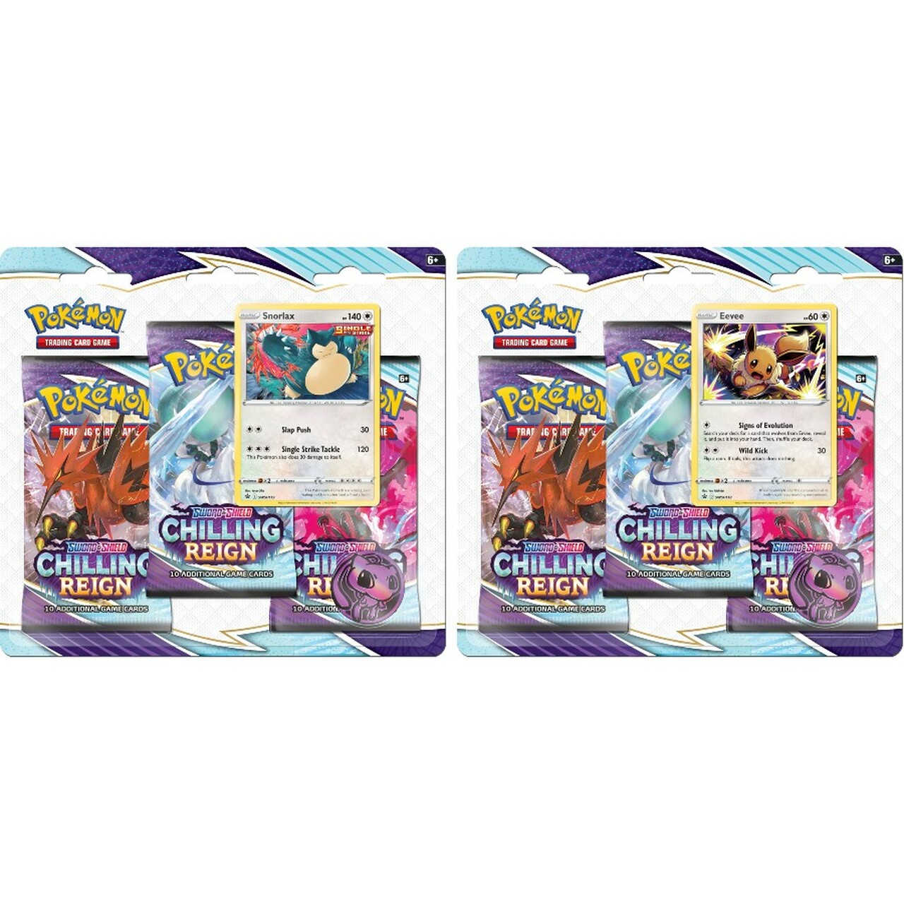 Chilling Reign 3-Pack Blisters Pokemon Plug Chilling Reign 3-Pack Blisters Pokemon Plug