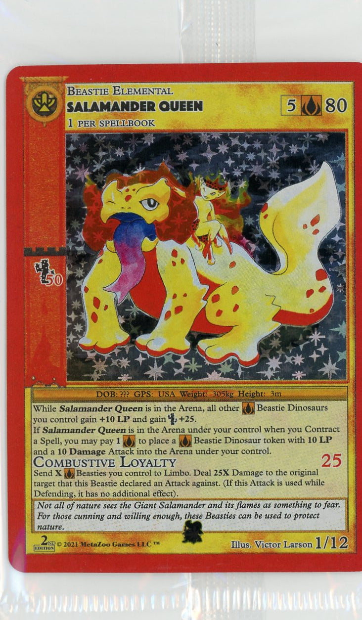 Salamander Queen (1) [Cryptid Nation: Second Edition Tribal Theme Deck Pokemon Plug Salamander Queen (1) [Cryptid Nation: Second Edition Tribal Theme Deck Pokemon Plug