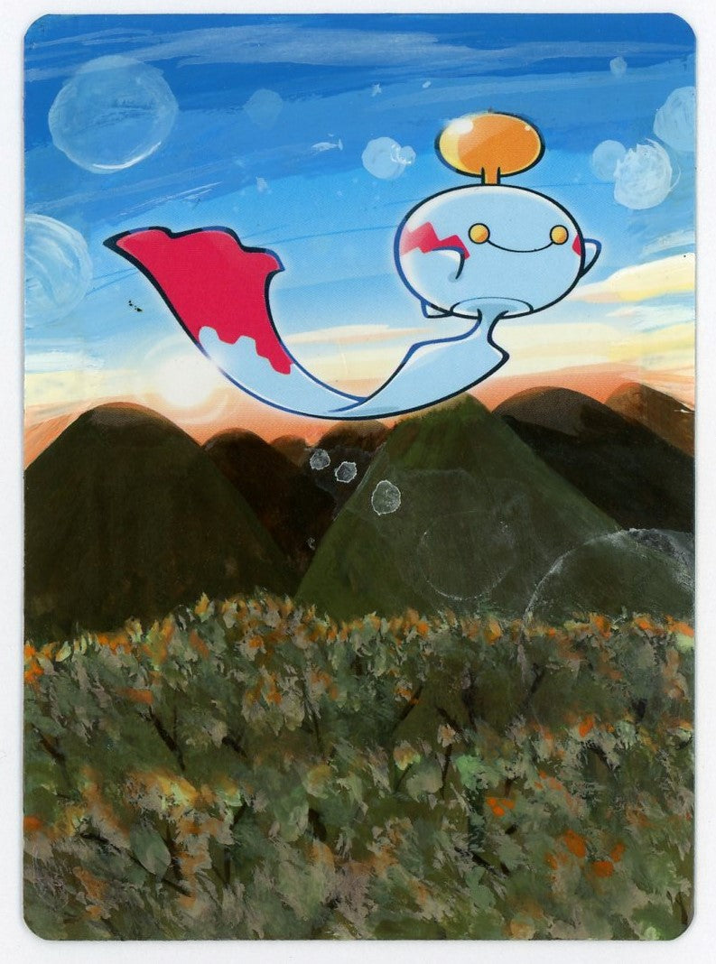 Hand-Painted Art Card - Chimecho, 1 of 1 - Acryllic Paint - Amanda Wen Pokemon Plug Hand-Painted Art Card - Chimecho, 1 of 1 - Acryllic Paint - Amanda Wen Pokemon Plug