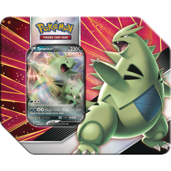 Pokémon TCG: V Strikers Tin (Tyranitar V / Empoleon V) - SHIPS BY 11/12!