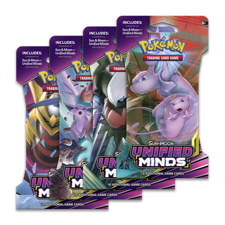 Unified Minds Sleeved Booster Packs & Cases Pokemon Plug Unified Minds Sleeved Booster Packs & Cases Pokemon Plug