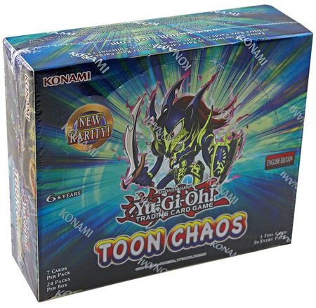 Factory Sealed YuGiOh! Toon Chaos (1st Edition) (2020) Booster Box Pokemon Plug Factory Sealed YuGiOh! Toon Chaos (1st Edition) (2020) Booster Box Pokemon Plug