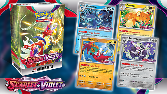 The Scarlet and Violet Build and Battle Box Drops!