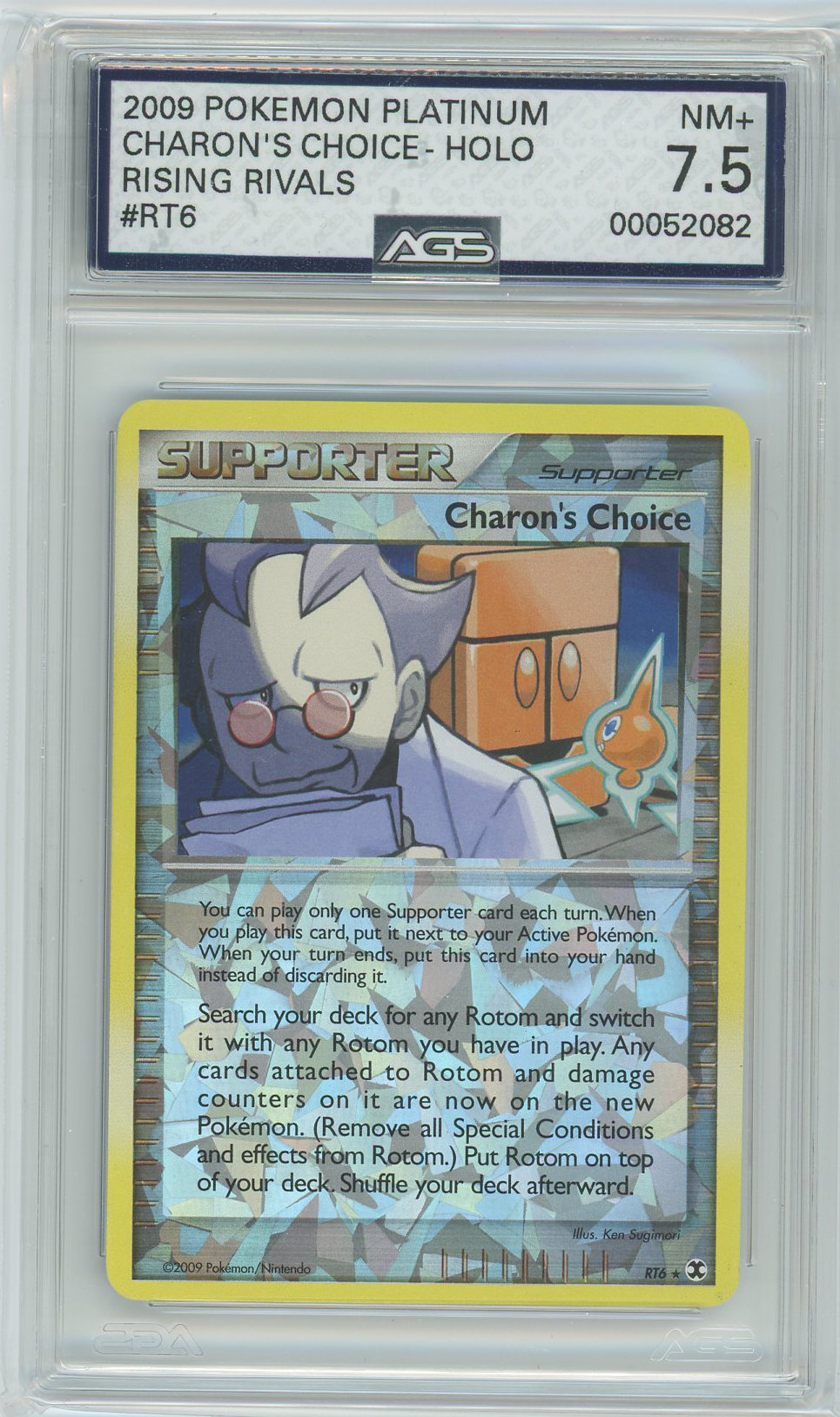 AGS (NM+ 7.5) Charon's Choice #RT6 - Platinum - Rising Rivals (#00052082)