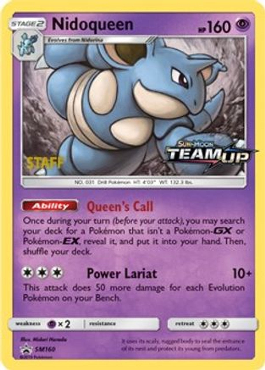 Factory Sealed Team Up STAFF Stamped Prerelease Promo Pack (Contains 4 Cards - Charizard, Jirachi, Zapdos, Nidoqueen)