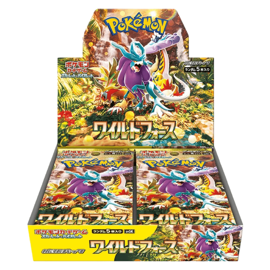 Japanese Pokémon - sv5K - Wild Force (Temporal Forces) - Booster Boxes ...