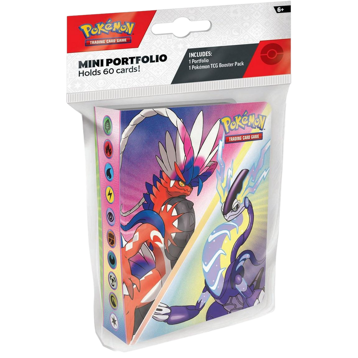 Scarlet & Violet (Base Set) Mini Portfolio (Includes 1 Pack + Holds 60 Cards)