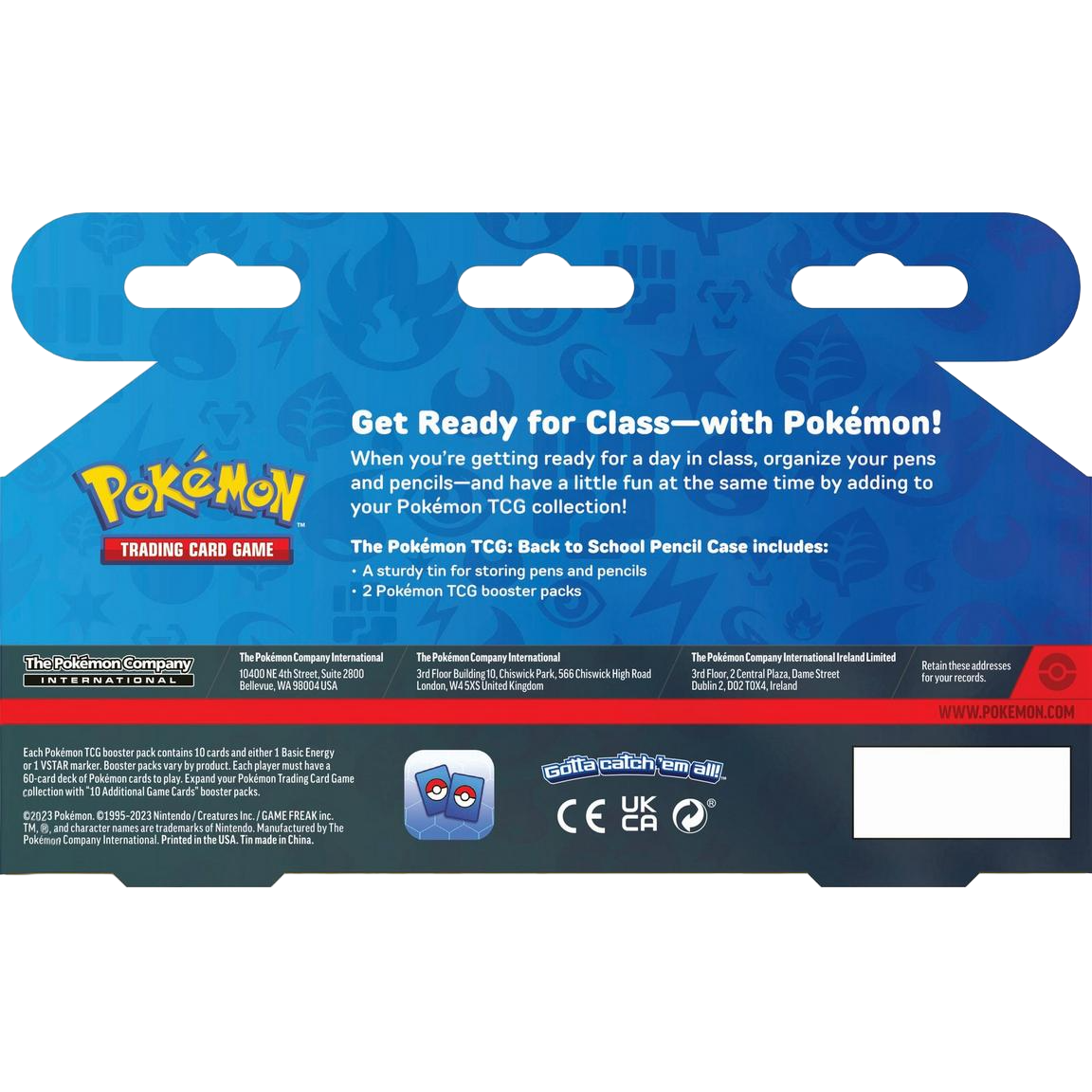 Pokémon TCG Back to School: Pencil Case (2023)