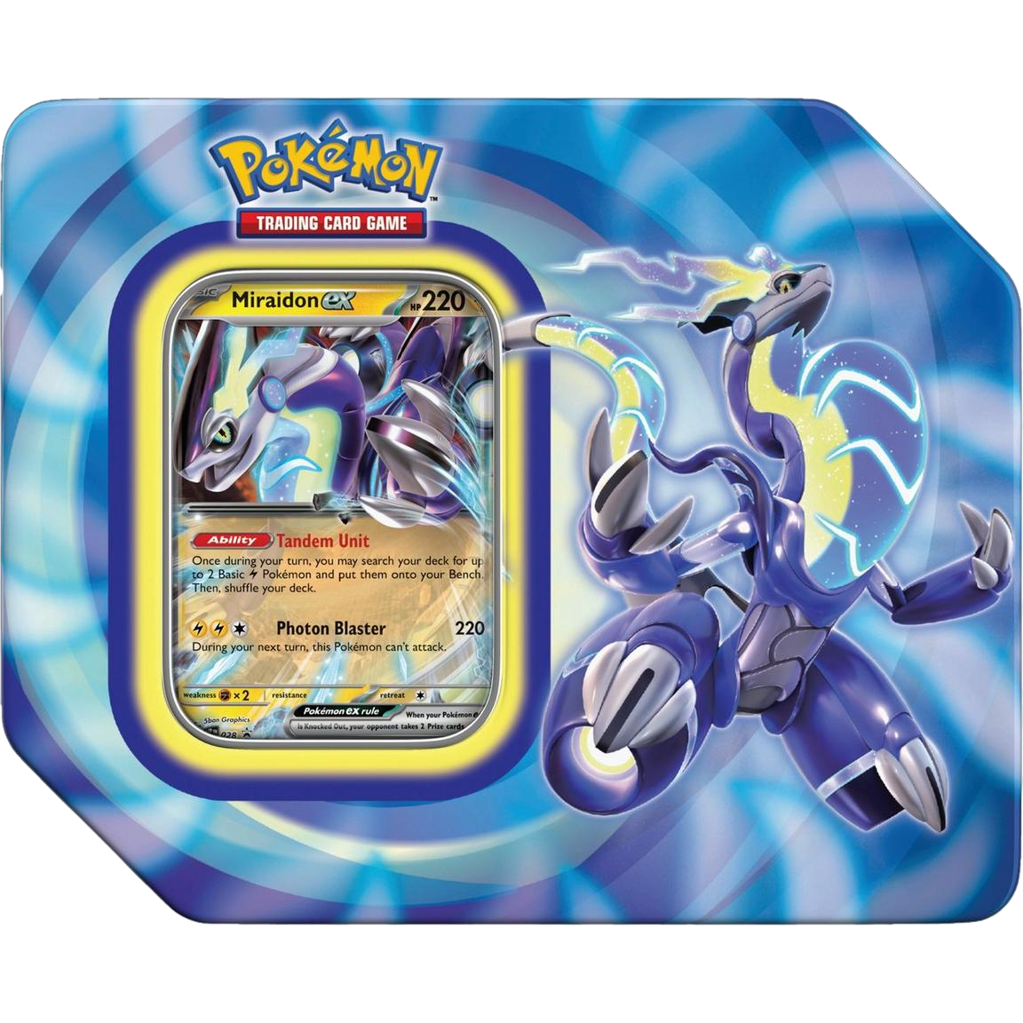 Pokémon TCG: Paldea Legends Koraidon ex / Miraidon ex Tin (Paldea Evolved)