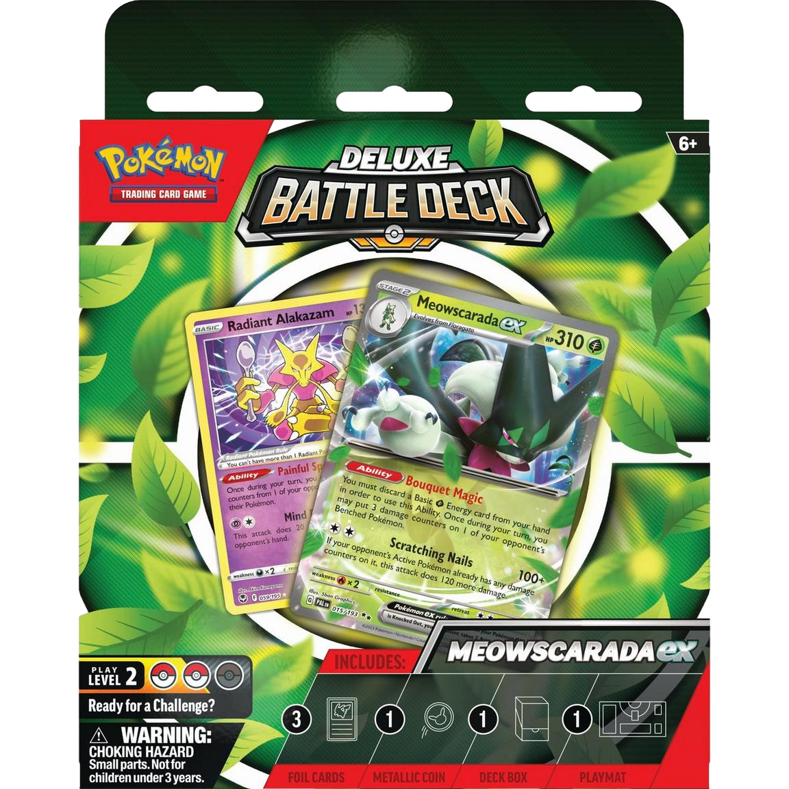 Pokémon TCG: Meowscarada ex or Quaquaval ex Deluxe Battle Deck