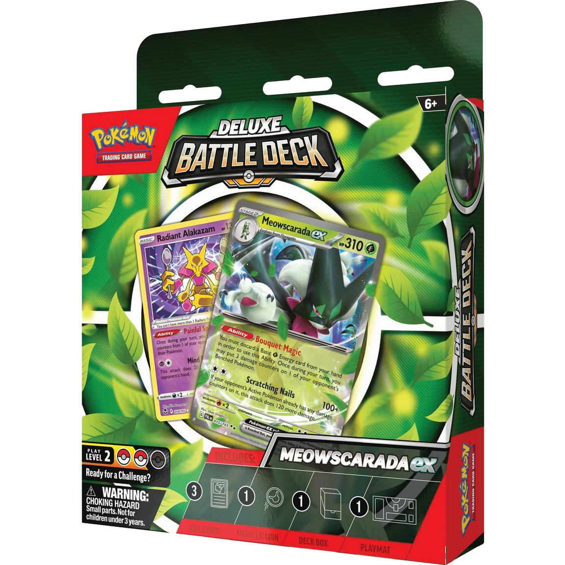 Pokémon TCG: Meowscarada ex or Quaquaval ex Deluxe Battle Deck