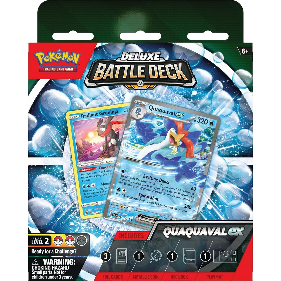 Pokémon TCG: Meowscarada ex or Quaquaval ex Deluxe Battle Deck