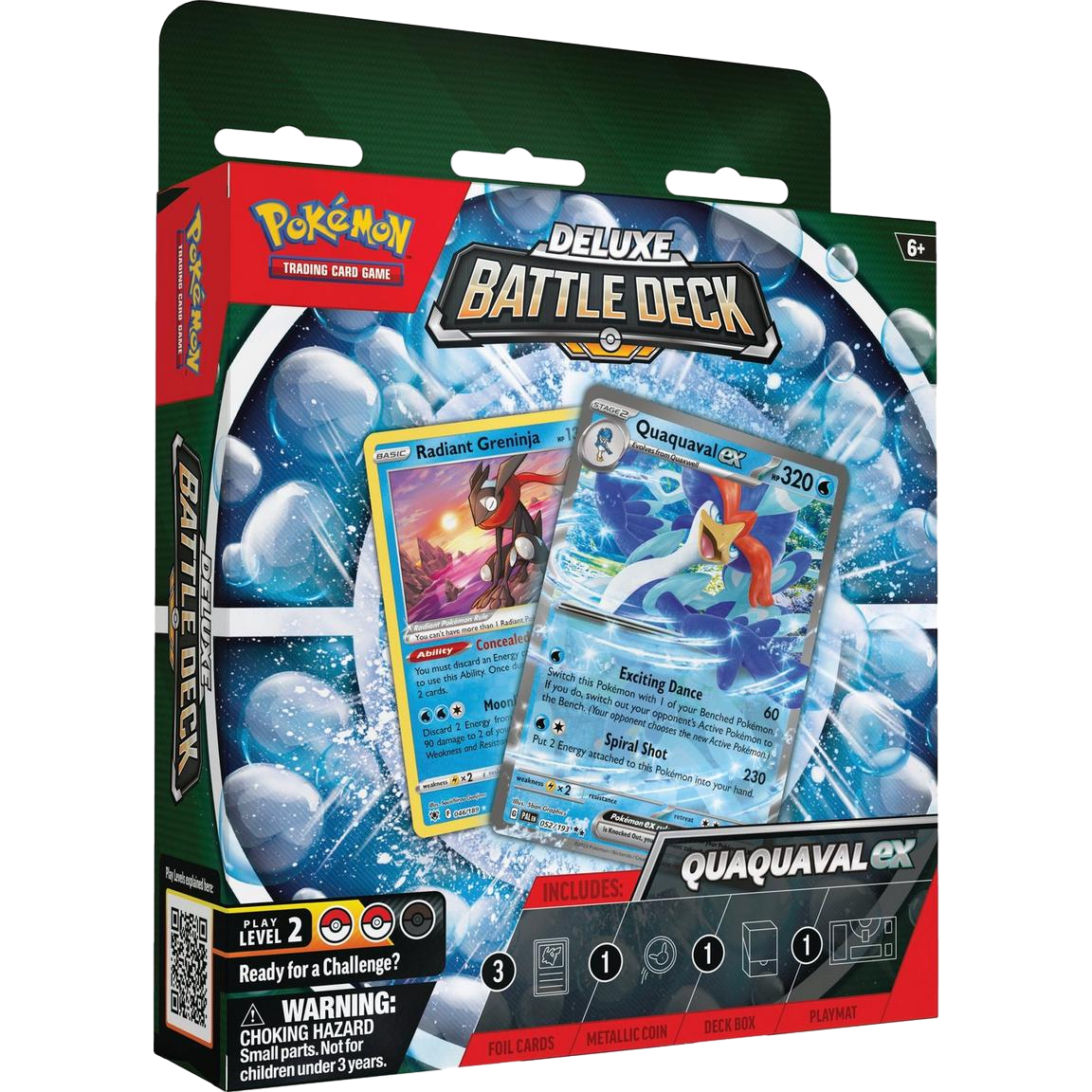 Pokémon TCG: Meowscarada ex or Quaquaval ex Deluxe Battle Deck