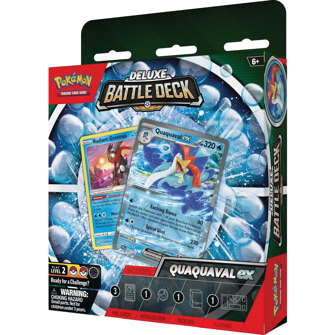 Pokémon TCG: Meowscarada ex or Quaquaval ex Deluxe Battle Deck