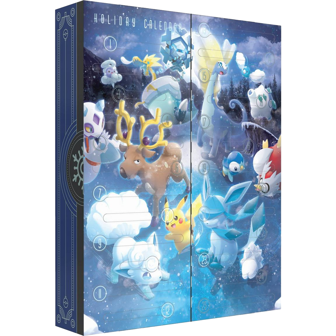 Pokemon Trading Card Game: Holiday Advent Calendar 2023 - 25 Days of Suprises - Includes Stamped Promo Cards, Packs & More!