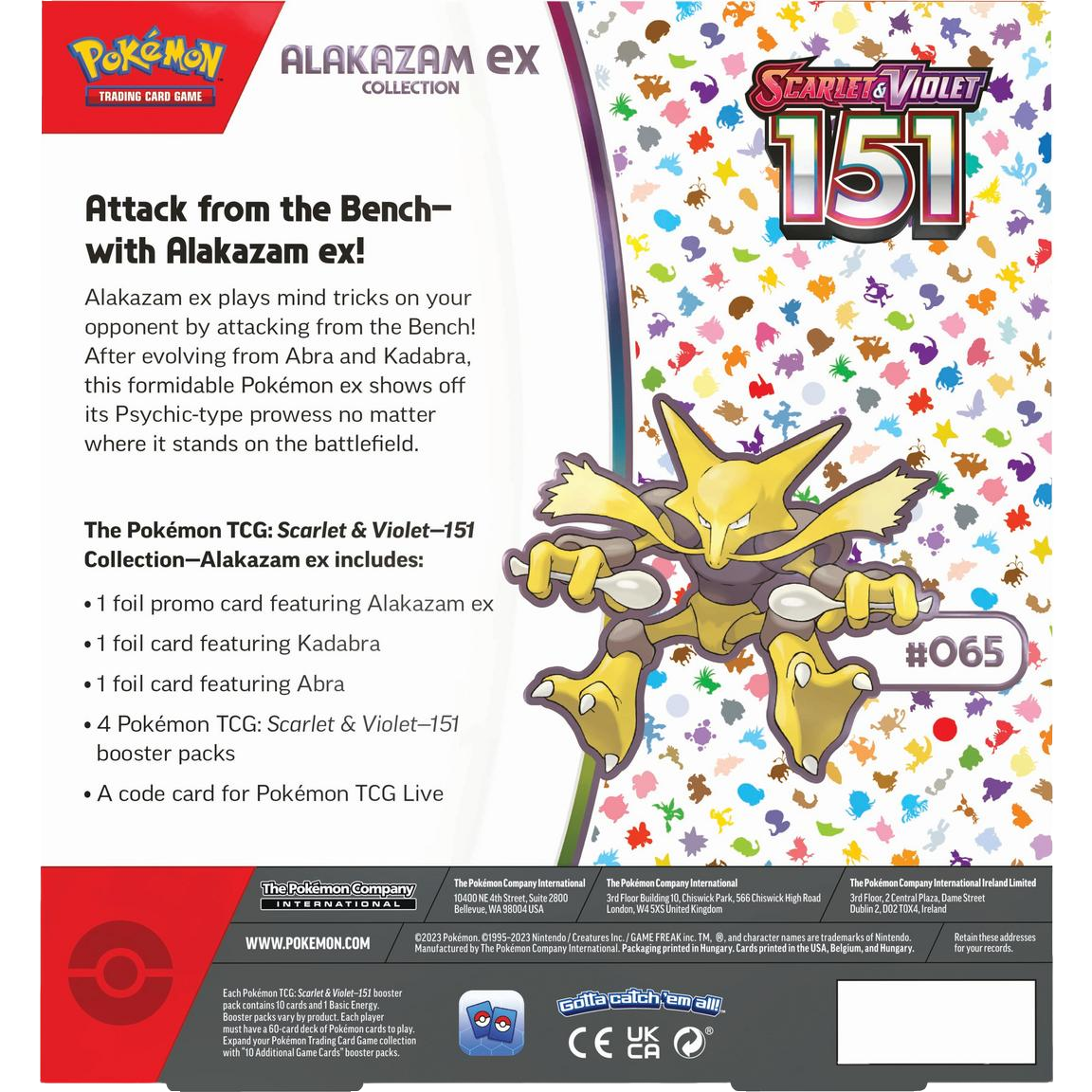 Pokémon TCG: Scarlet & Violet - 151 Collection - Alakazam ex