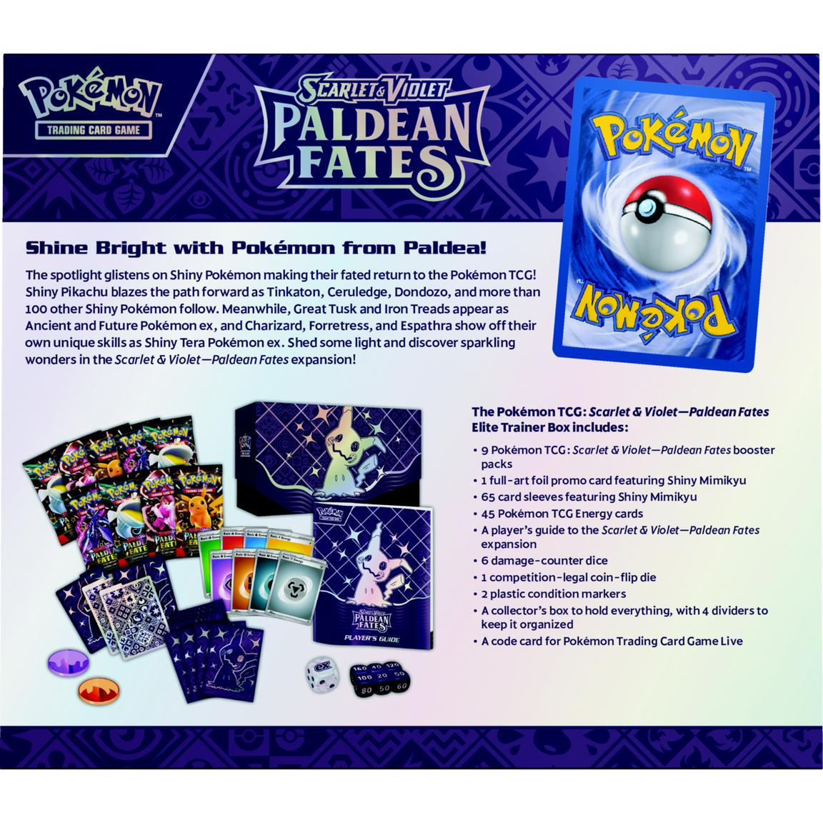 Pokémon TCG: Scarlet & Violet - Paldean Fates - Elite Trainer Box