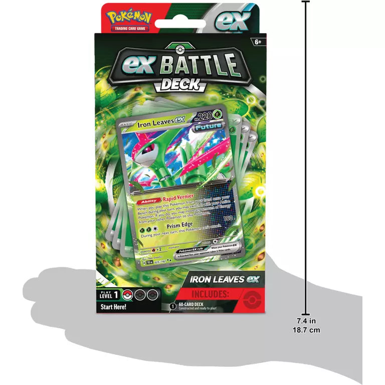 Pokémon TCG: Tapu Koko ex or Iron Leaves ex Battle Deck - PREORDER - RELEASE DATE 10/18/24