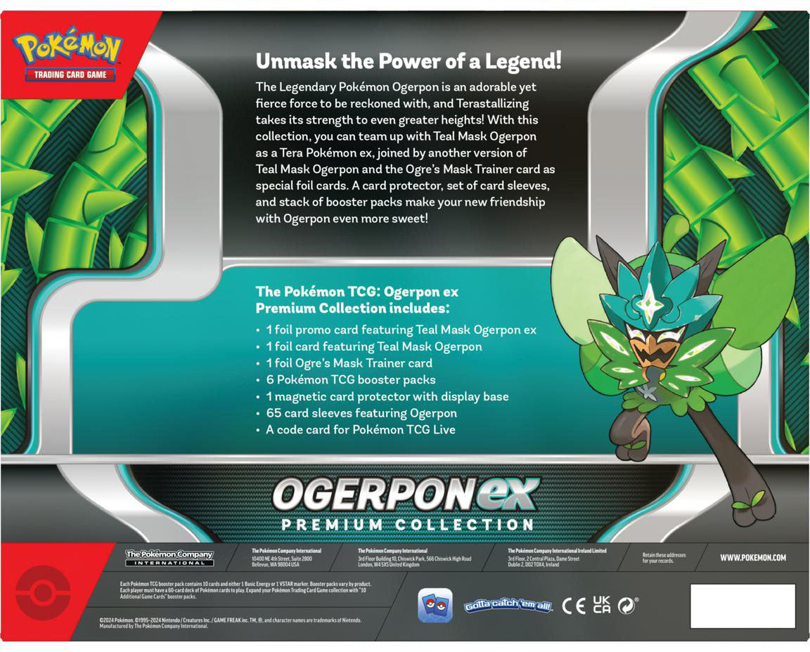 Pokémon TCG: Ogerpon ex Premium Collection - PREORDER - RELEASE DATE 11/15/24