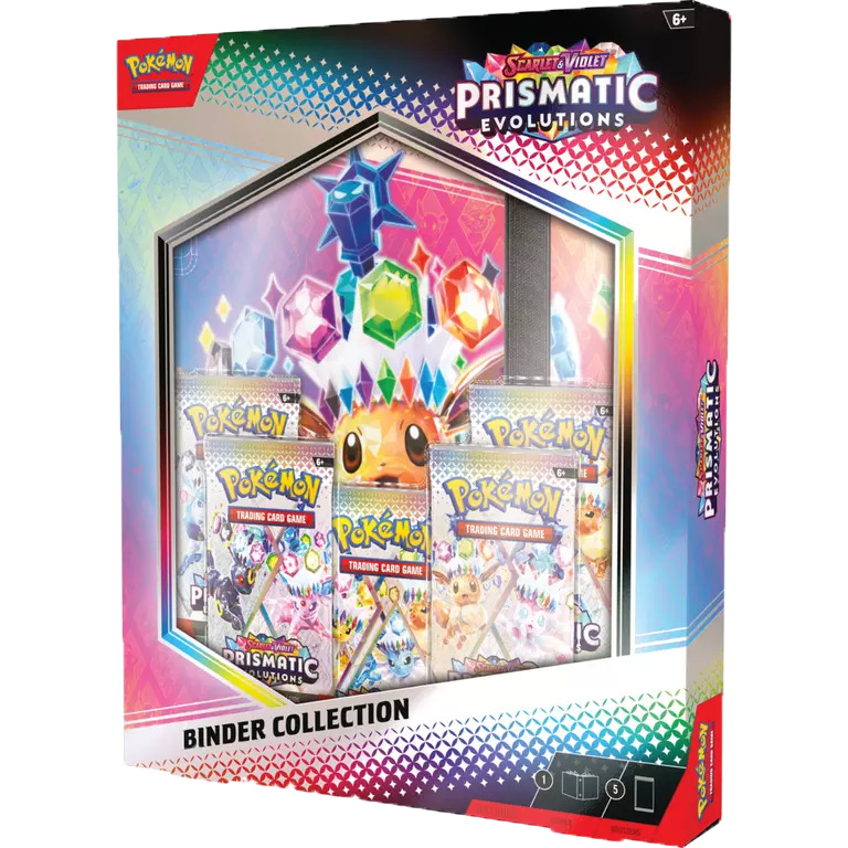 Pokémon TCG: Scarlet & Violet - Prismatic Evolutions - Binder Collection - PREORDER - RELEASE DATE 1/17/25