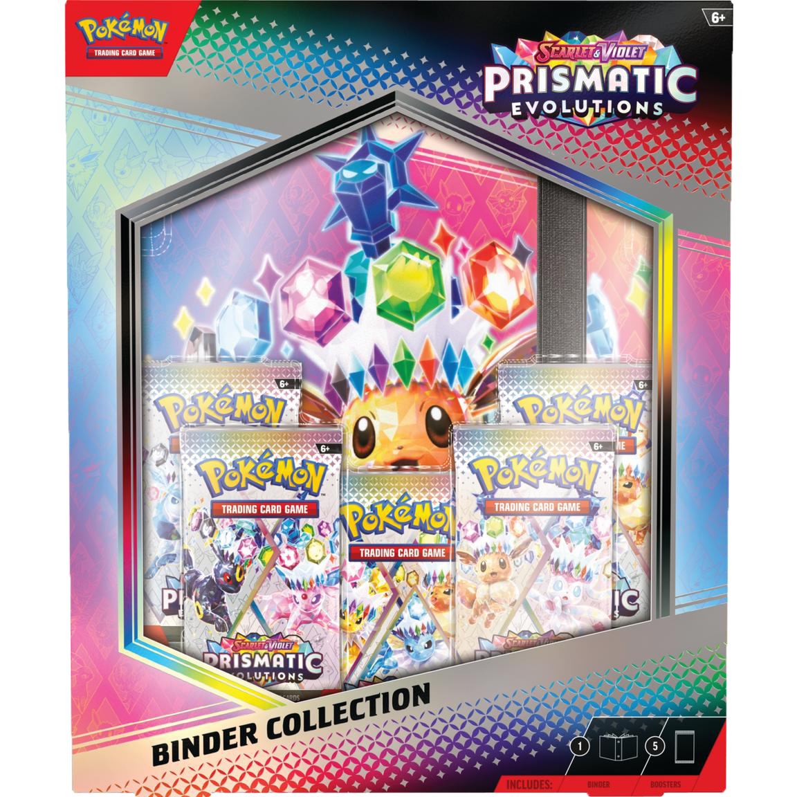 Pokémon TCG: Scarlet & Violet - Prismatic Evolutions - Binder Collection - PREORDER - RELEASE DATE 1/17/25