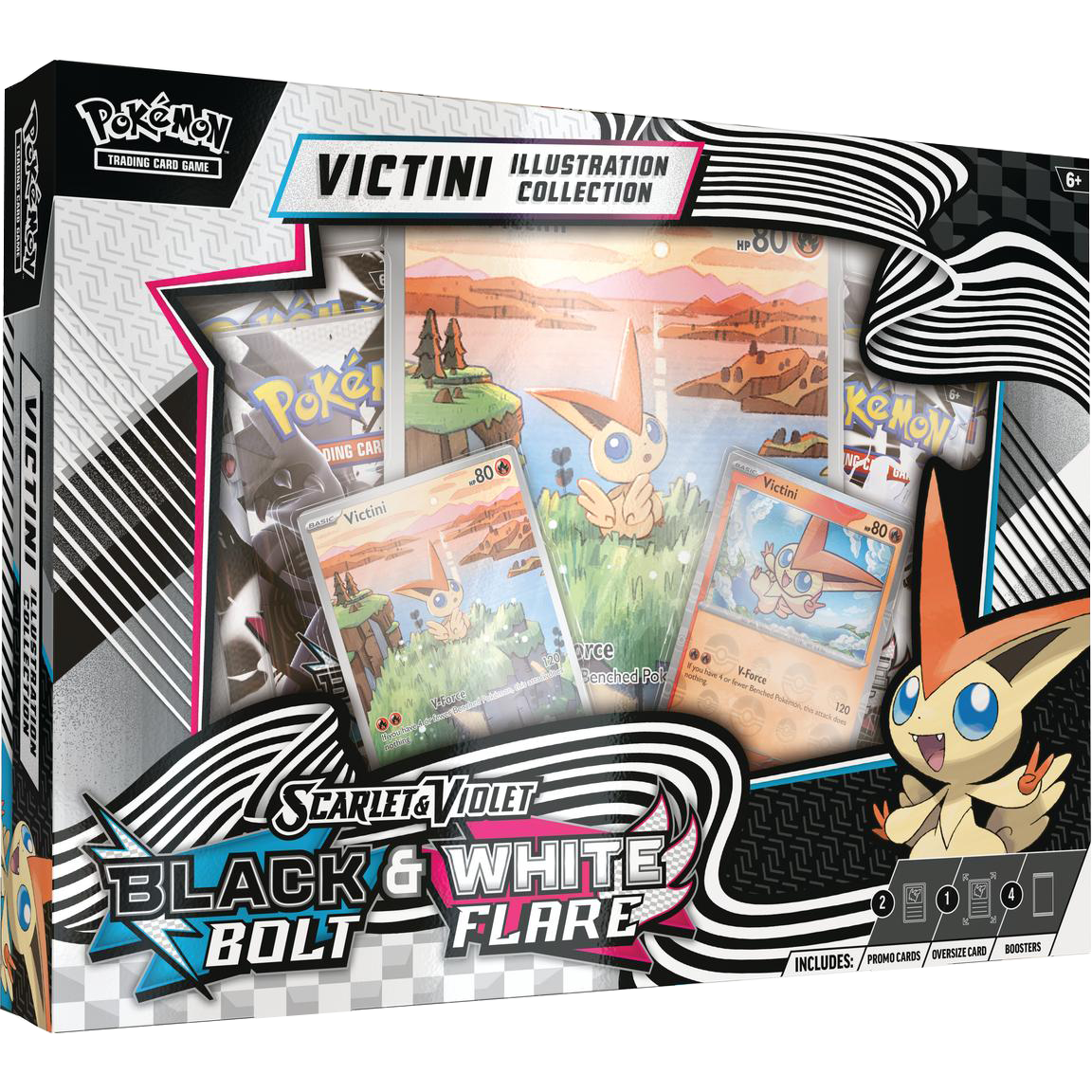 Unova Victini Illustration Collection (Black Bolt & White Flare)