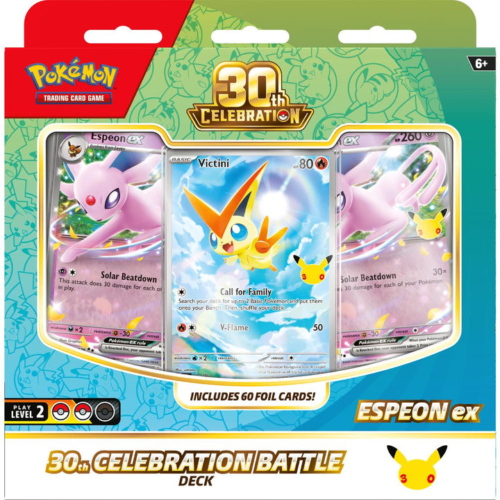 Pokemon TCG: Pokémon TCG: 30th Celebration (Anniversary) Battle Deck [Espeon ex]