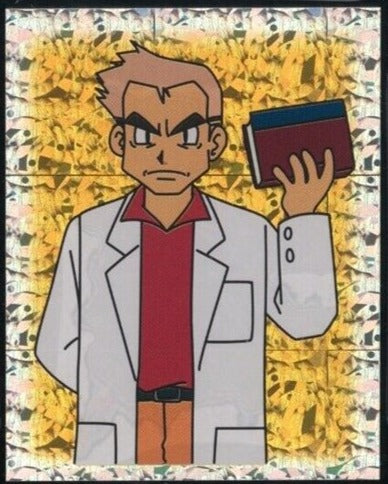 Professor Oak - Prism Holo (S33) [Merlin / Topps Stickers - Series 1]
