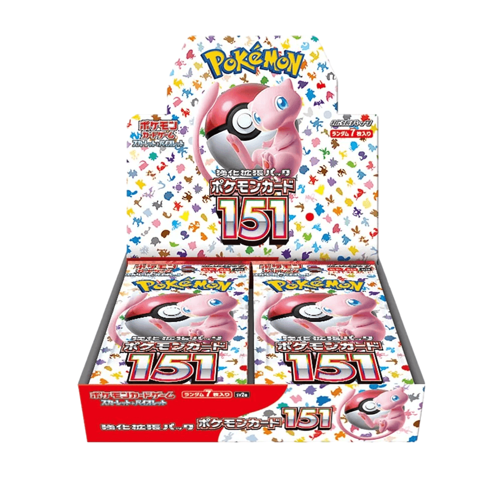 Japanese Pokémon - sv2a - Scarlet & Violet: Pokémon Card 151 - Booster Boxes & Packs