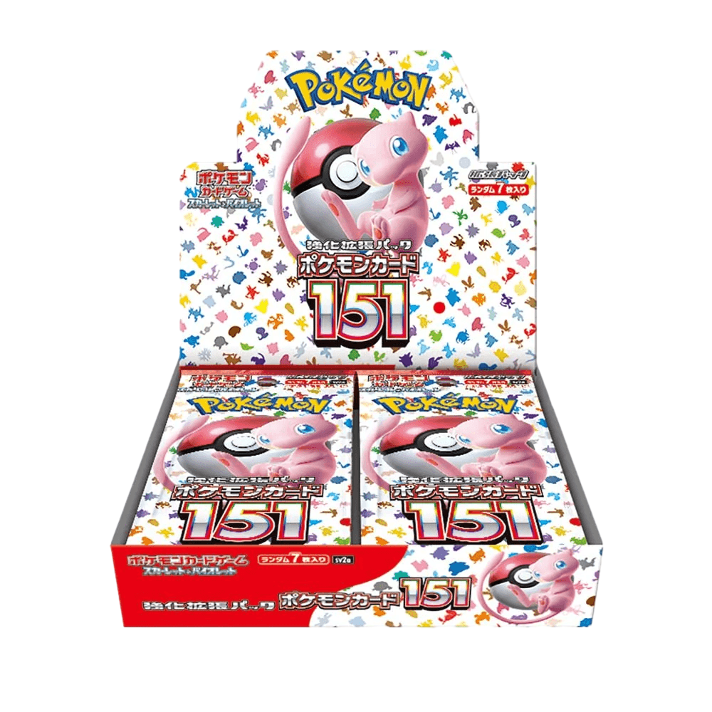 Japanese Pokémon - sv2a - Scarlet & Violet: Pokémon Card 151 - Booster Boxes & Packs - REPRINT - ARRIVES LATE NOVEMBER - EARLY DECEMBER