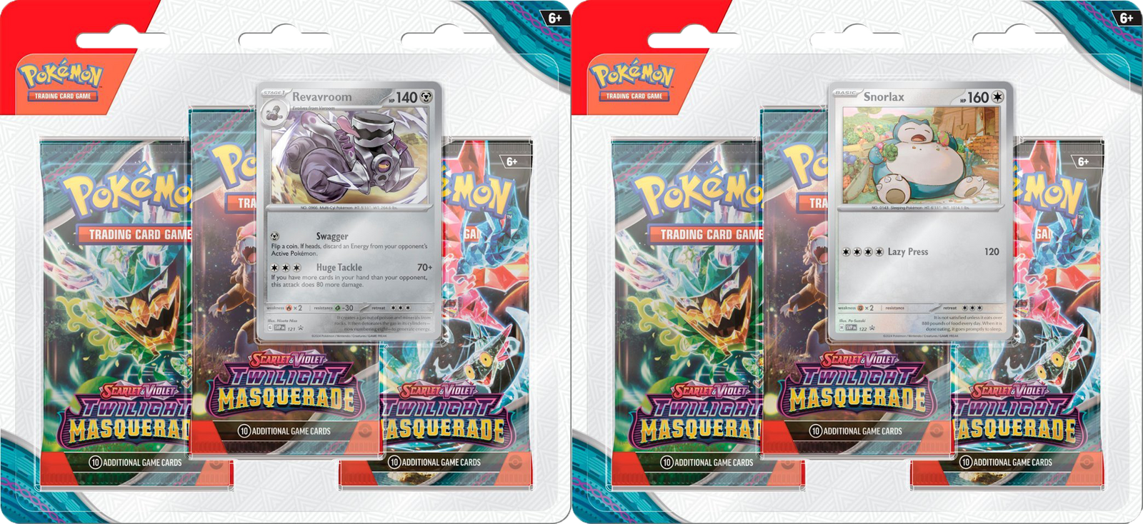 Twilight Masquerade 3-Pack Blister Packs & Cases