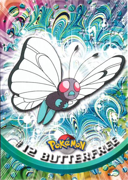 Butterfree (12/76) [Topps Series 1 - TV Animation Edition]