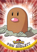 Diglett (50/76) [Topps Series 1 - TV Animation Edition]